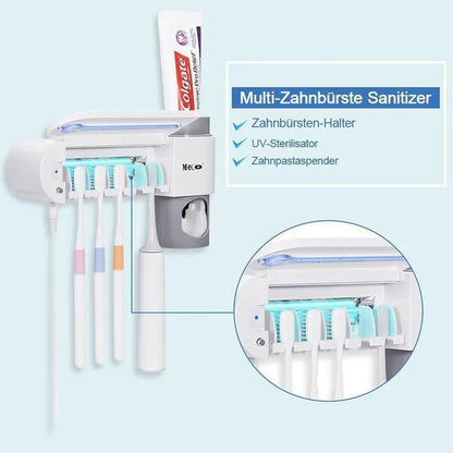2-in-1 desinfizierender Zahnbürstenhalter