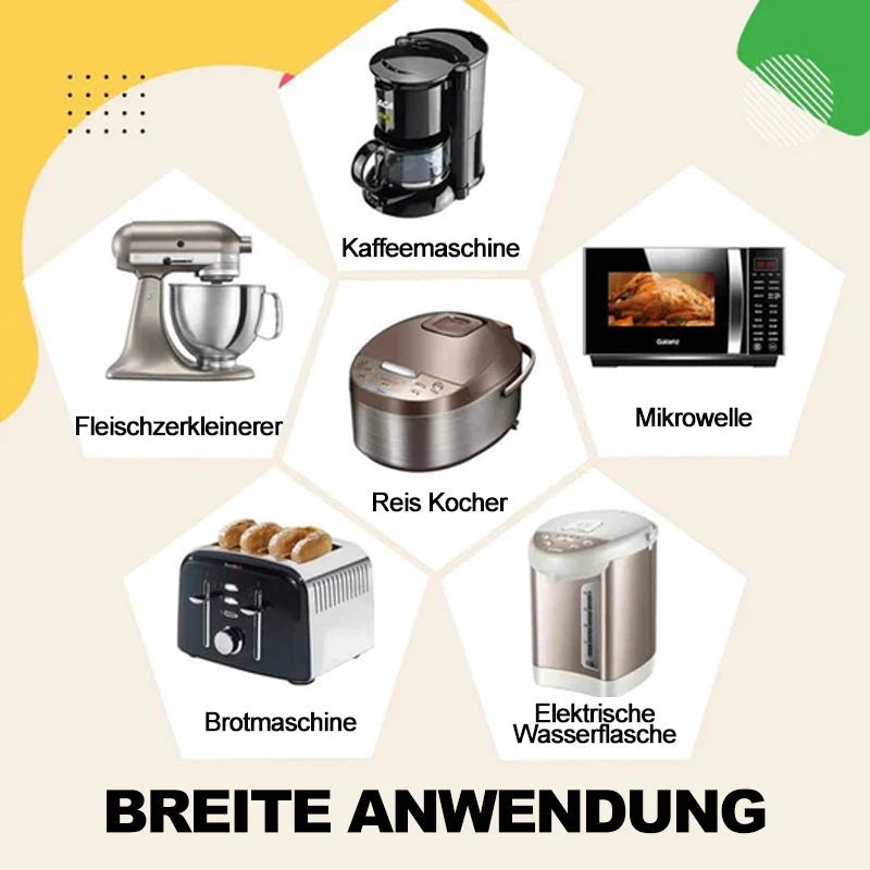 Praktischer Kabelhalter für Küchenordnung