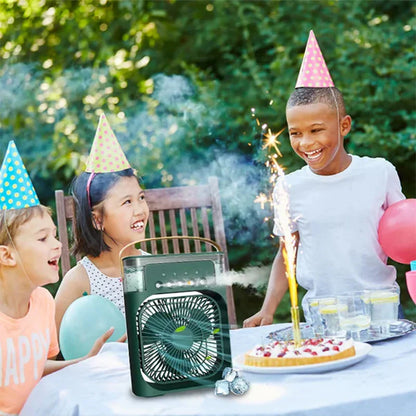 Multifunktionaler Ventilator mit Luftbefeuchtung & Kühlung