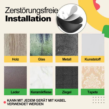 Praktischer Kabelhalter für Küchenordnung