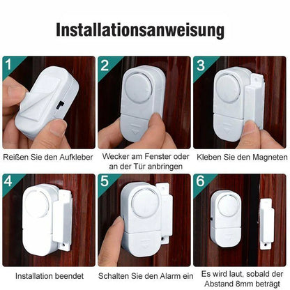 Sicherheitsalarm für Türen und Fenster