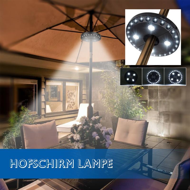 Kreatives LED-Licht für Schirme