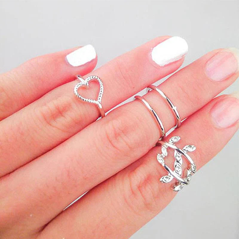 Moderne Ringe (4 Stk.)
