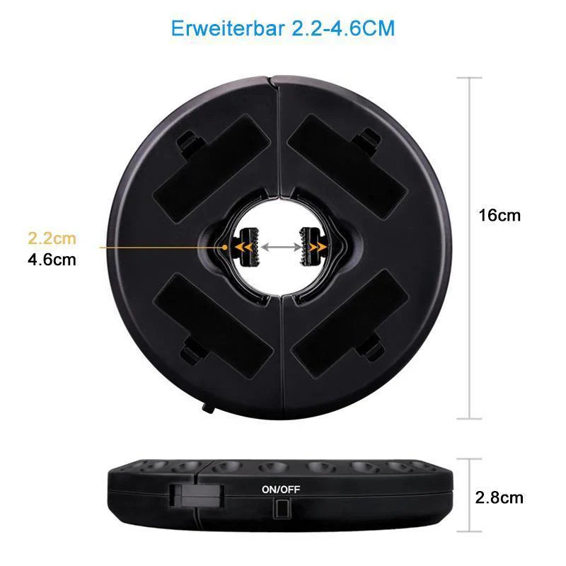 Kreatives LED-Licht für Schirme