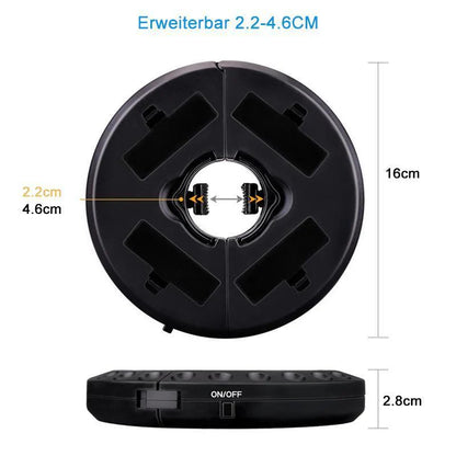 Kreatives LED-Licht für Schirme