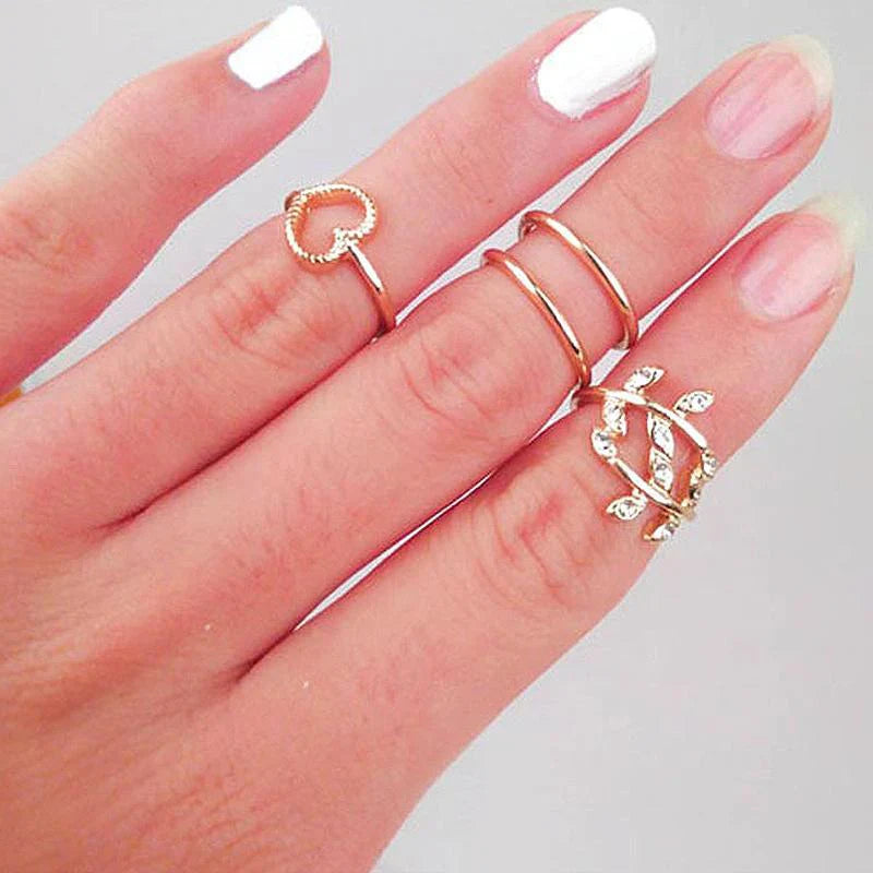 Moderne Ringe (4 Stk.)