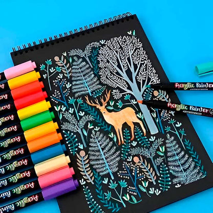 Acrylstift-Set (12 Farben)