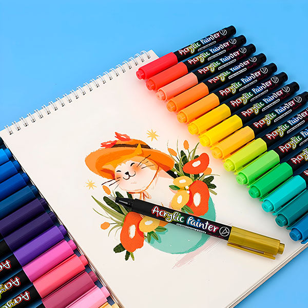 Acrylstift-Set (12 Farben)