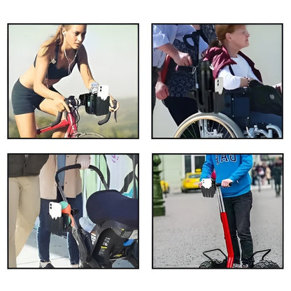 Praktische Halterung für Handy und Becher