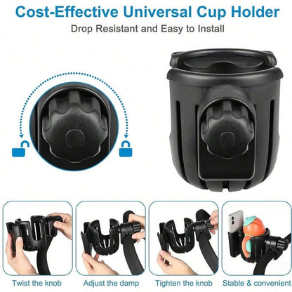 Praktische Halterung für Handy und Becher