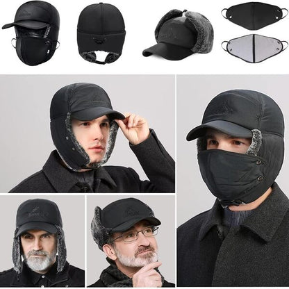Thermo-Wintermütze mit Schutz