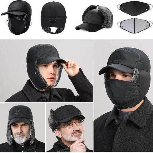 Thermo-Wintermütze mit Schutz