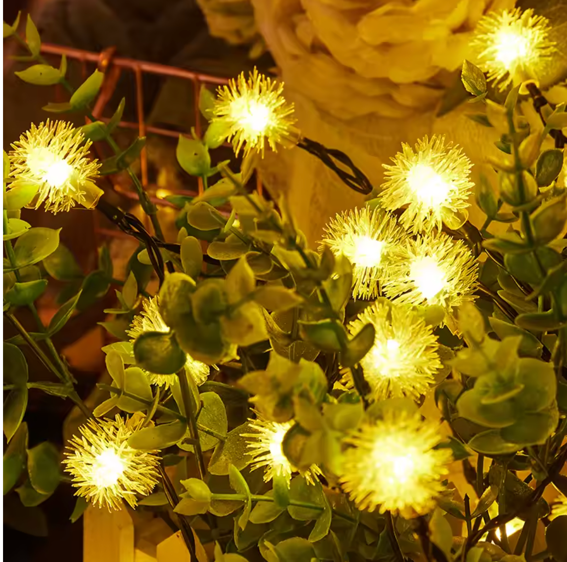 Solar-Lichterkette mit 20 LEDs