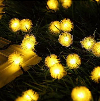 Solar-Lichterkette mit 20 LEDs