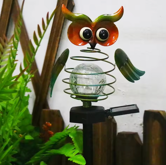 Wasserdichte Eulenlampe für Gartenwege