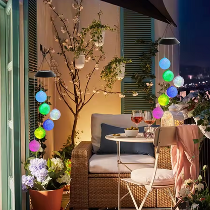 Solar Windspiel Licht mit Farbwechsel