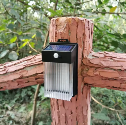 Intelligente Solar-Wandlampe mit Bewegungssensor