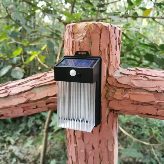 Intelligente Solar-Wandlampe mit Bewegungssensor