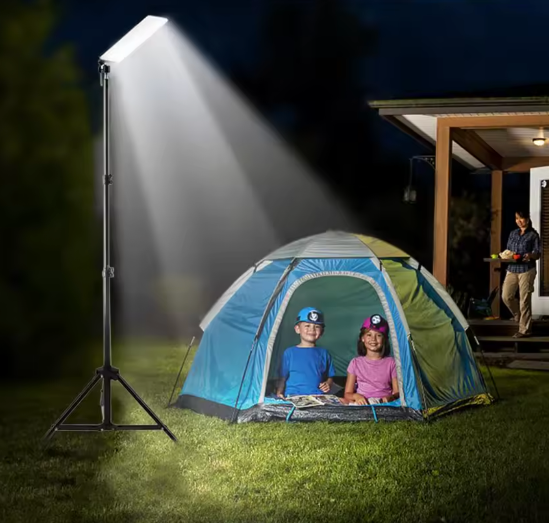 Tragbare Camping-Stehlampe für Outdoor & Garten