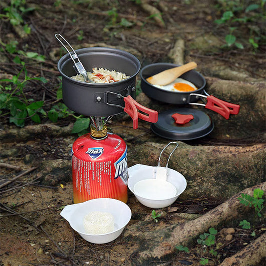 Outdoor-Kochset für Camping & Reisen