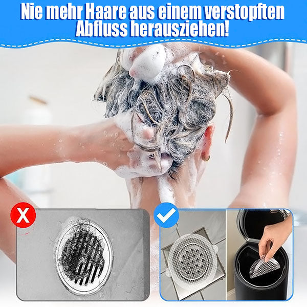 Effektiver Abflussaufkleber gegen Haare & Verstopfung (25 Stk.)