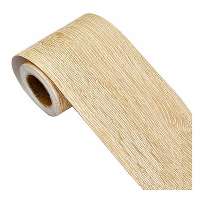 Holzstruktur-Sockelleisten-Aufkleber (5 m)