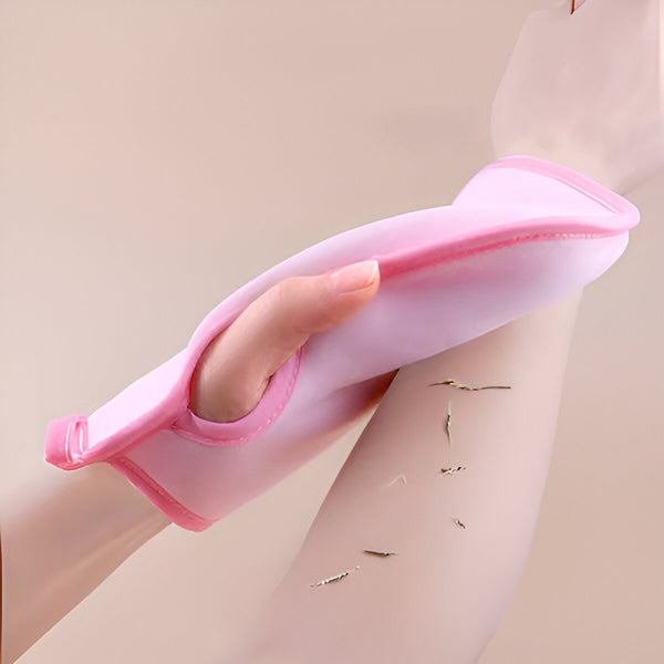 Sanfter Peeling-Handschuh für geschmeidige Haut