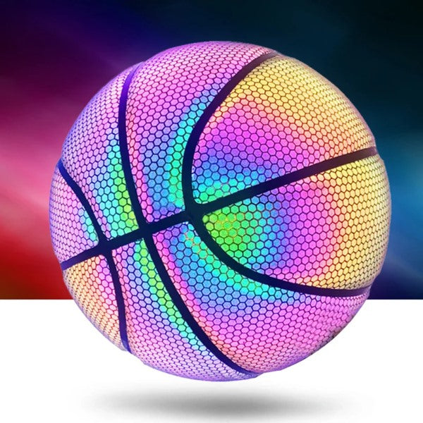 Reflektierender Basketball mit 3D-Hologramm-Effekt