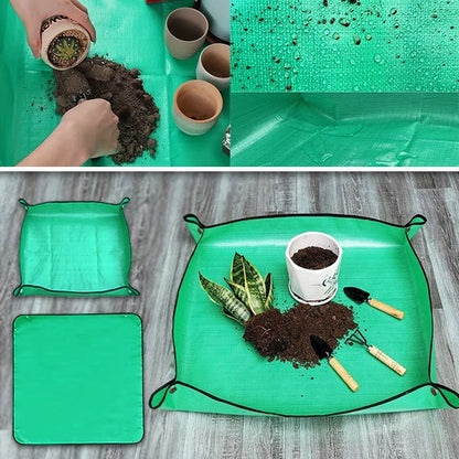 Praktische Umtopfmatte für Pflanzen