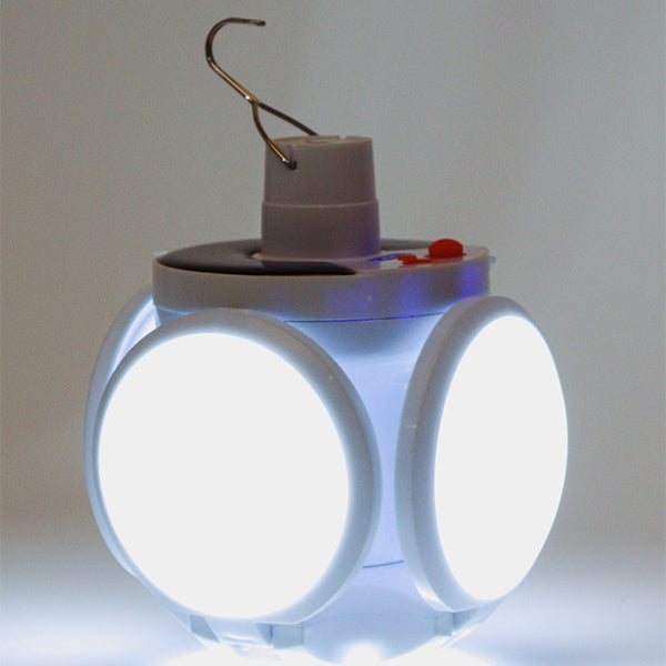 Klappbare Solar-LED-Lampe