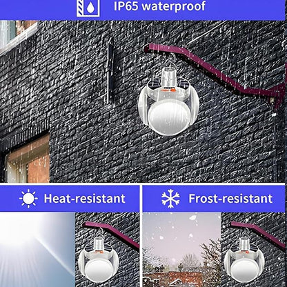 Klappbare Solar-LED-Lampe