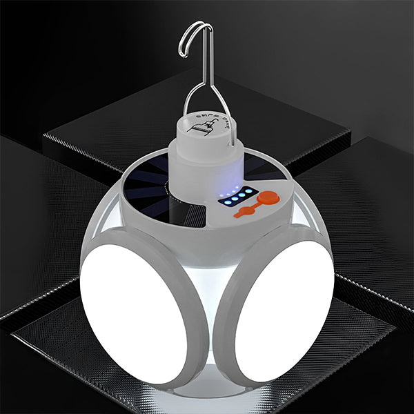 Klappbare Solar-LED-Lampe