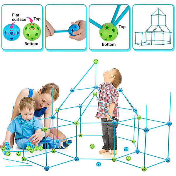 3D-Burg-Bauset für kleine Architekten
