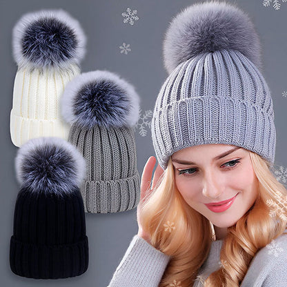 Weiche Strickmütze für Damen