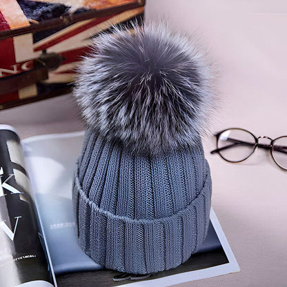 Weiche Strickmütze für Damen