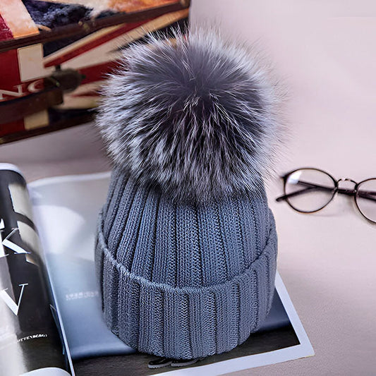 Weiche Strickmütze für Damen