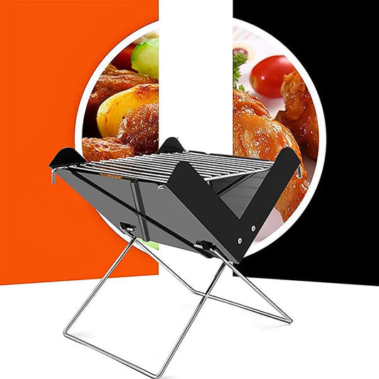 Mobiler Grill für Camping und Garten