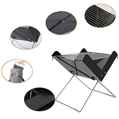 Mobiler Grill für Camping und Garten