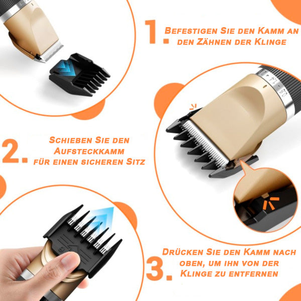 Leiser Felltrimmer für Haustiere