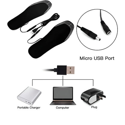 Heizsohlen für Schuhe – USB-kompatibel und komfortabel