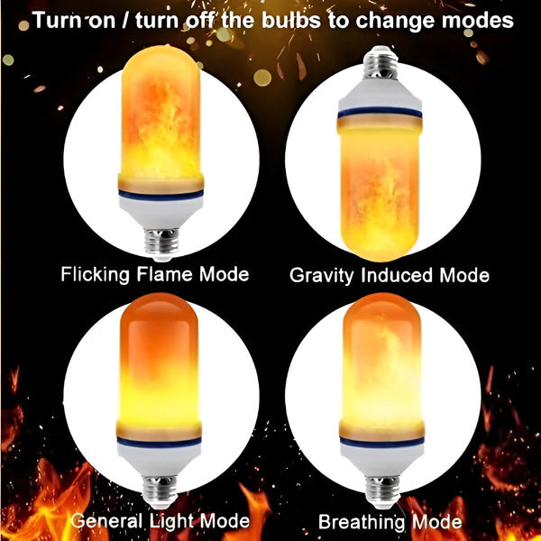 Dynamische Flammen-LED-Glühbirne