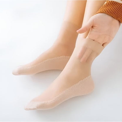 Rutschfeste Seidensocken (4 Stk.)