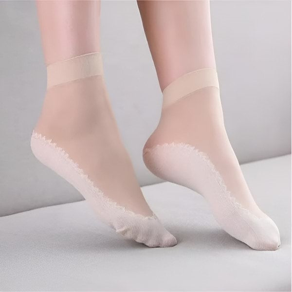 Rutschfeste Seidensocken (4 Stk.)