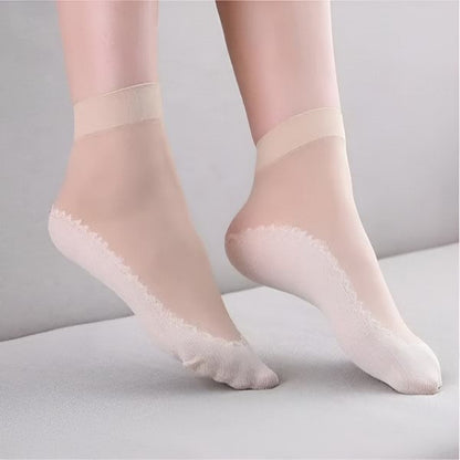 Rutschfeste Seidensocken (4 Stk.)