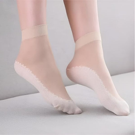 Rutschfeste Seidensocken (4 Stk.)
