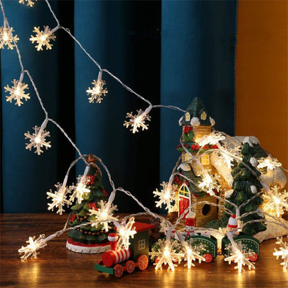 Winterliche Lichterkette