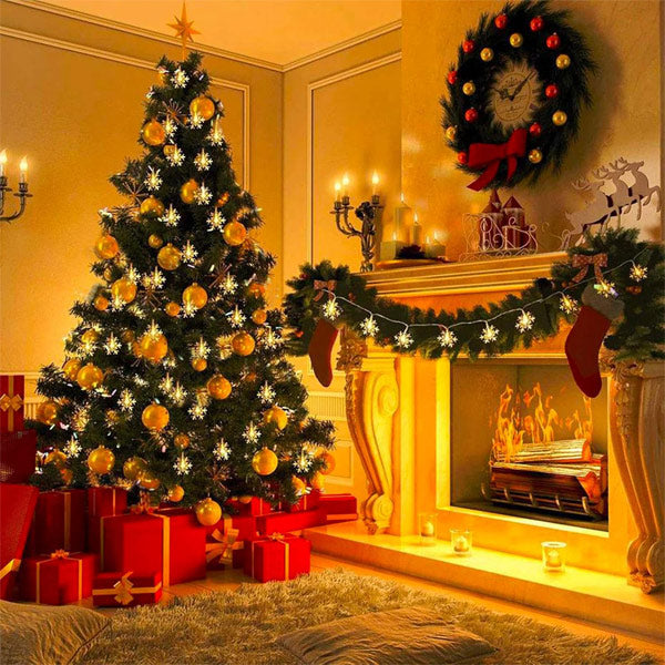 Winterliche Lichterkette