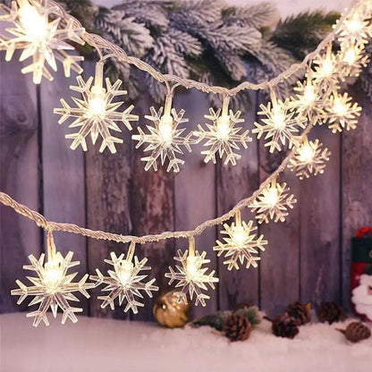 Winterliche Lichterkette