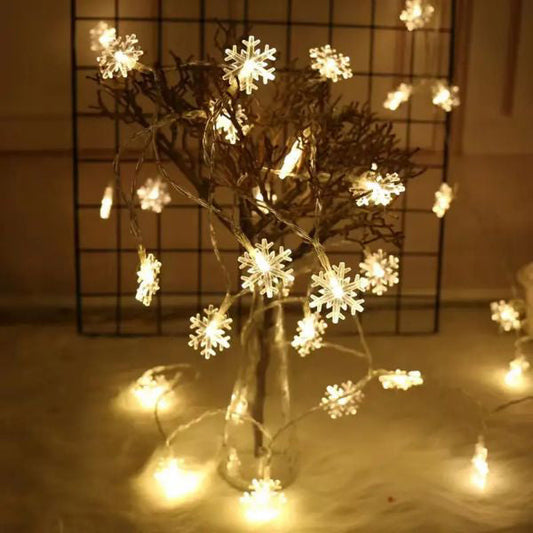Winterliche Lichterkette