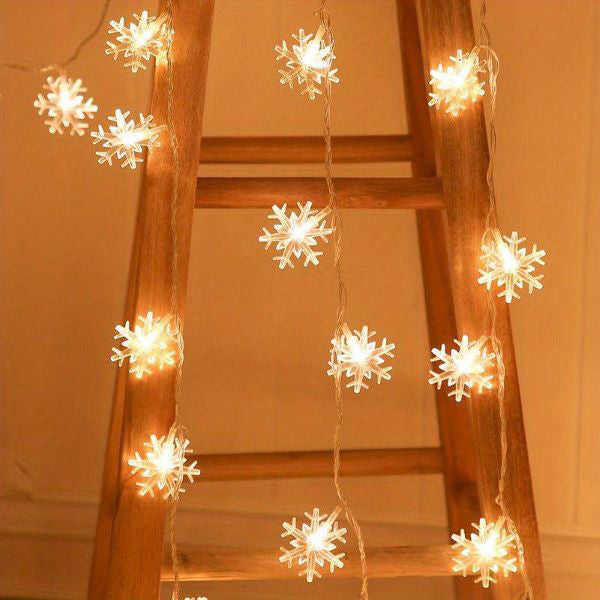 Winterliche Lichterkette